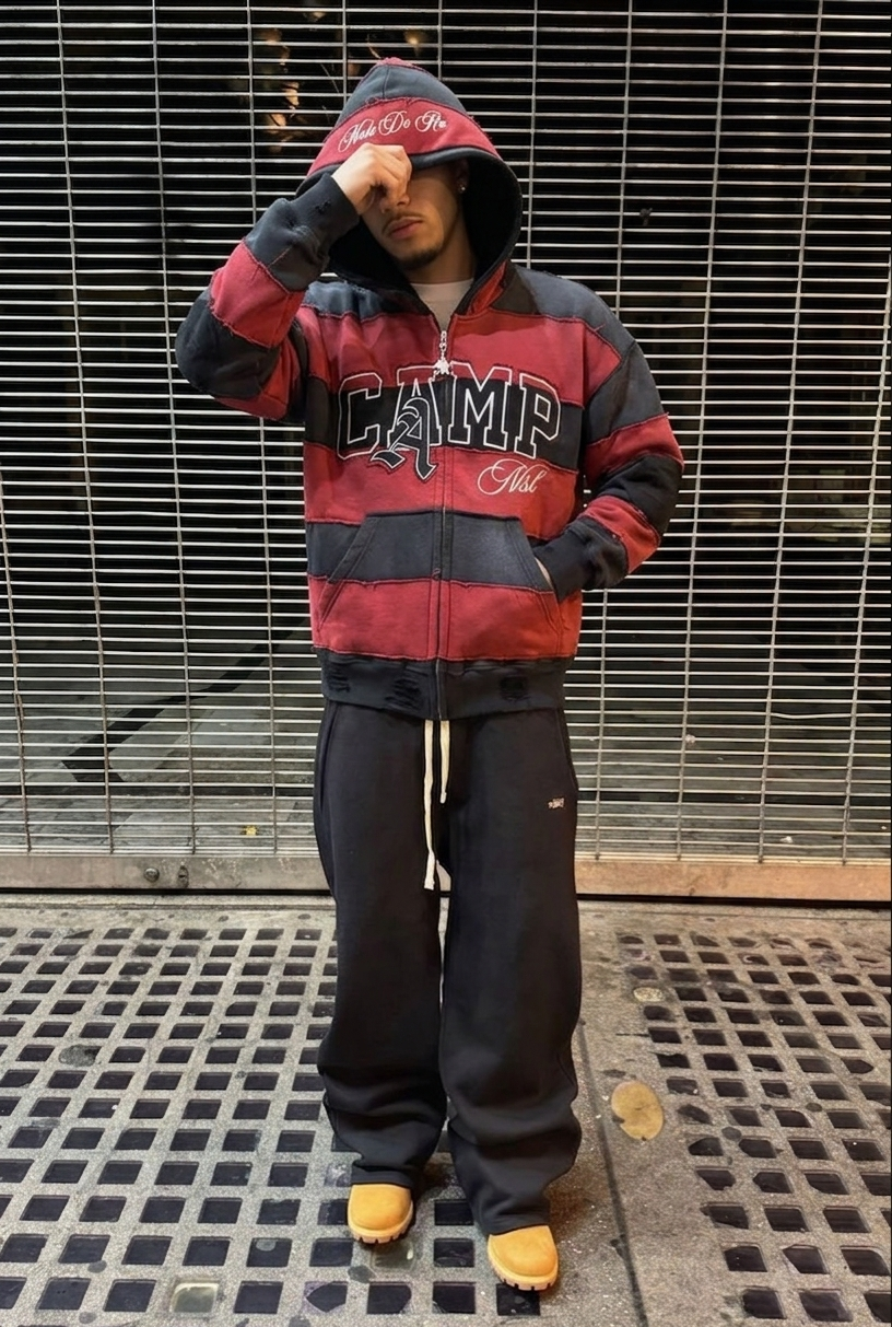 Earn Ya Stripes Zip-Up